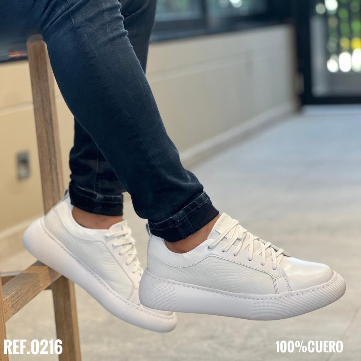 DEPORTIVO SUELA EVA 100% CUERO