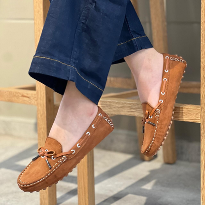MOCASIN DAMA EN GAMUZA