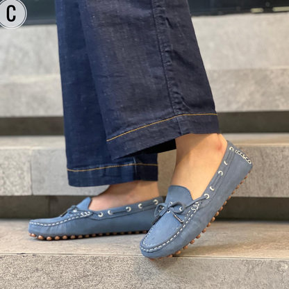 MOCASIN DAMA EN GAMUZA